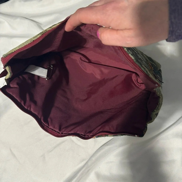 Holdings Fine Accessories Vintage Tapestry Bag With Golf Design  pattern - Picture 8 of 14